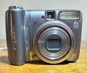 Canon PowerShot A590 IS 8.0MP 4x Optical Zoom Compact Digital Camera