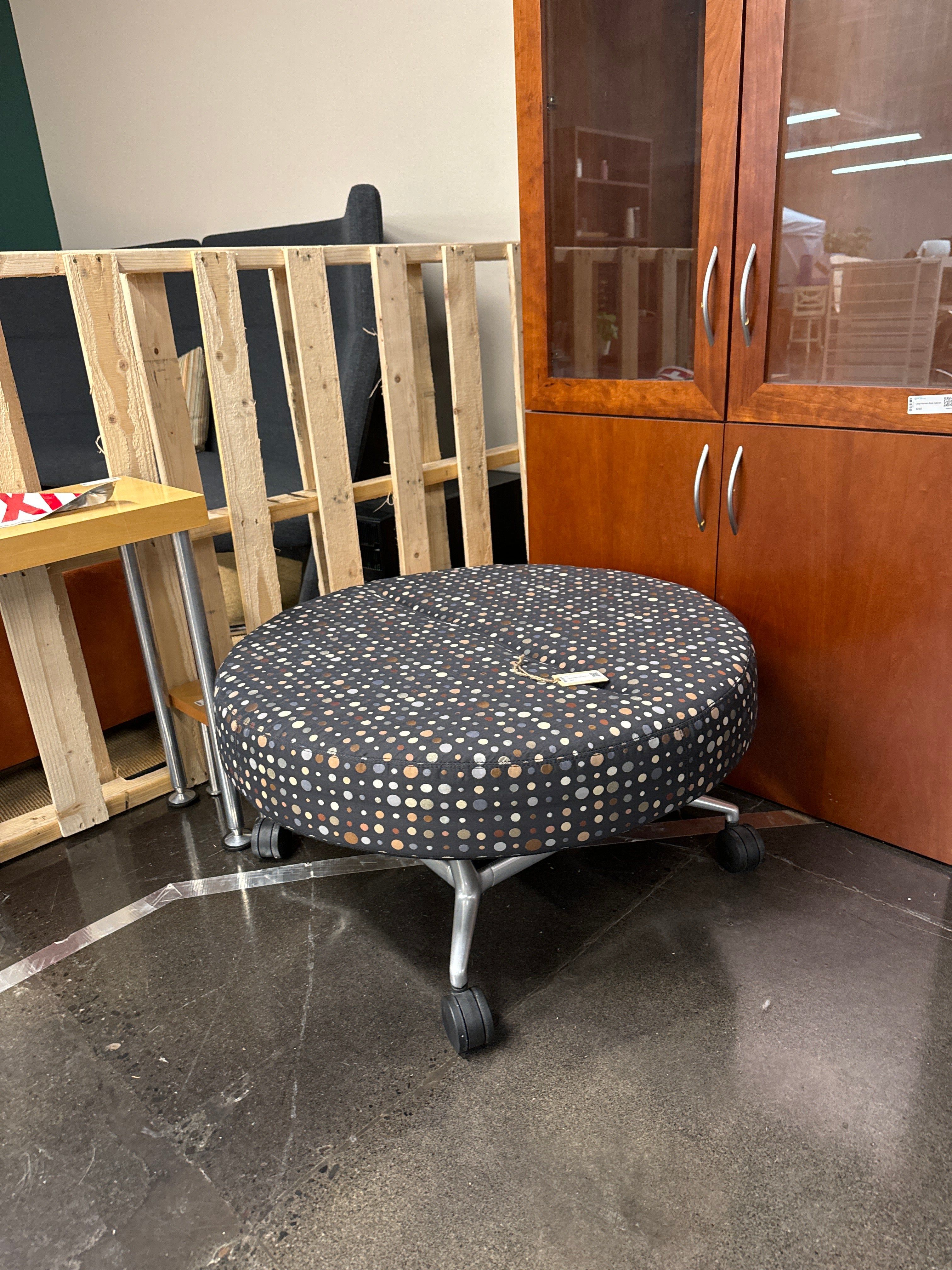 Large Polka-Dot Ottoman