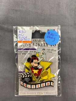 Disney Pin Trading University PTU Event Mickey Most Likely To Succeed LE 750 Pin