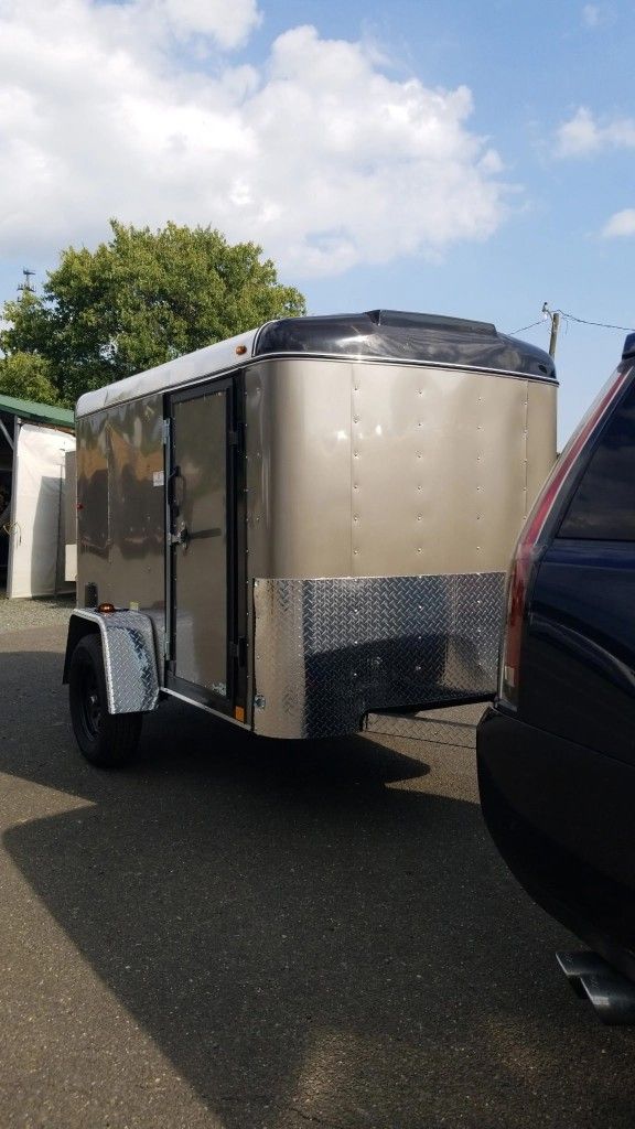 2024 Interstate LoadRunner 5' x 8' Enclosed Cargo Trailer w/ LED lighting