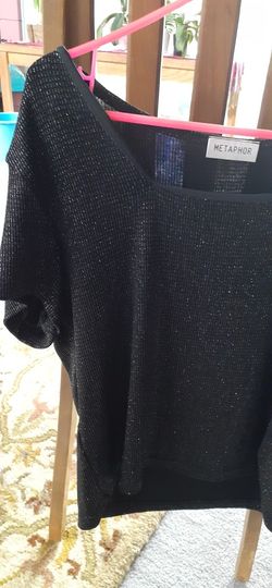 Sparkly Black Top