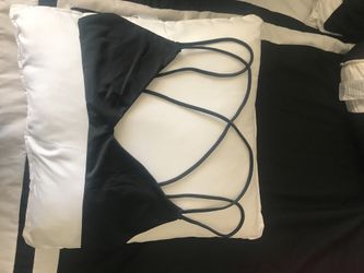 Brand new black bathing suit top