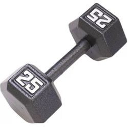 Fitness Gear Cast Hex Dumbbell- Single Db - 25 lbs - New- Never Used