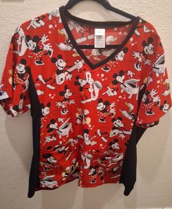DISNEY Mickey Mouse Womans scrubs