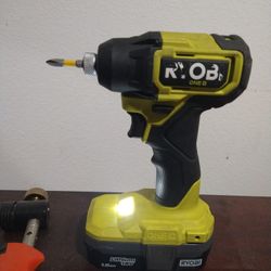 Ryobi One + Impact Drill With 1.5 Battery