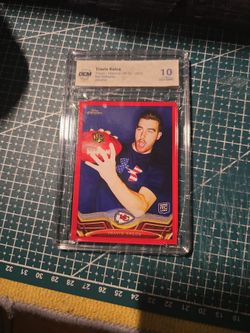Travis Kelce #118 Red Refractor