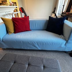 IKEA Klippen Loveseat w/ extra Gray Cover
