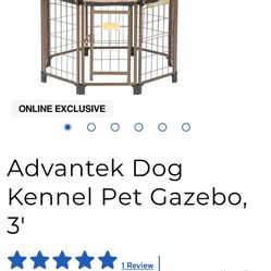 3’ Pet Gazebos-Pets Up To 60lbs (Qty4)