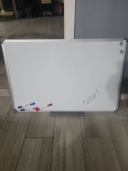 White chalkboard