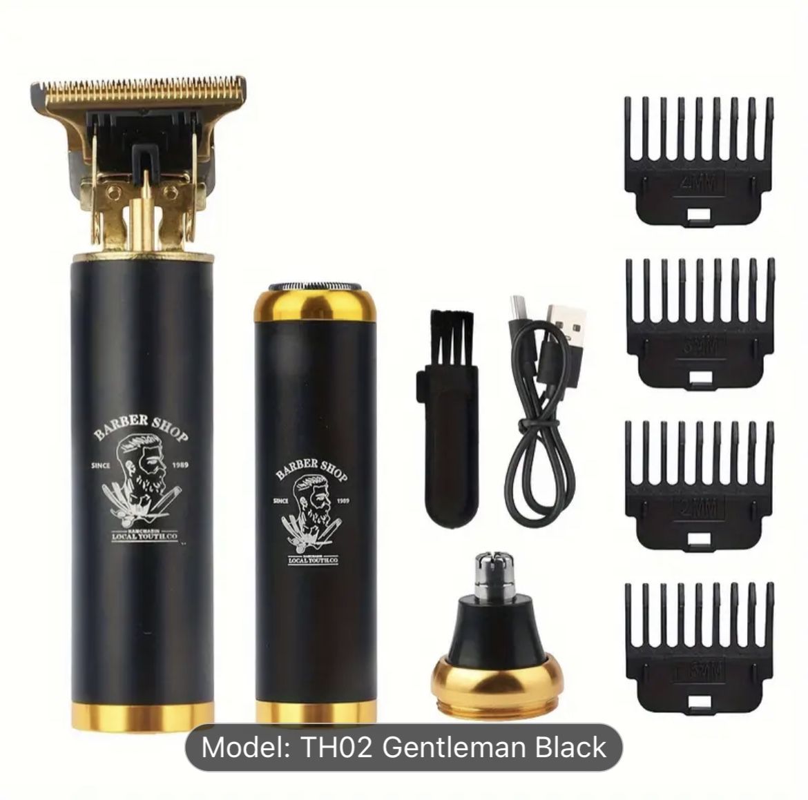 Electric T, blade, clippers, beard, shaver, and nose trimmer