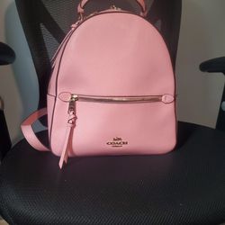 Pink Coach  Court Backpack Purse