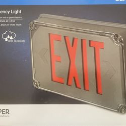 Sure Lites UX71BKSD Battery Operated Exit Sign