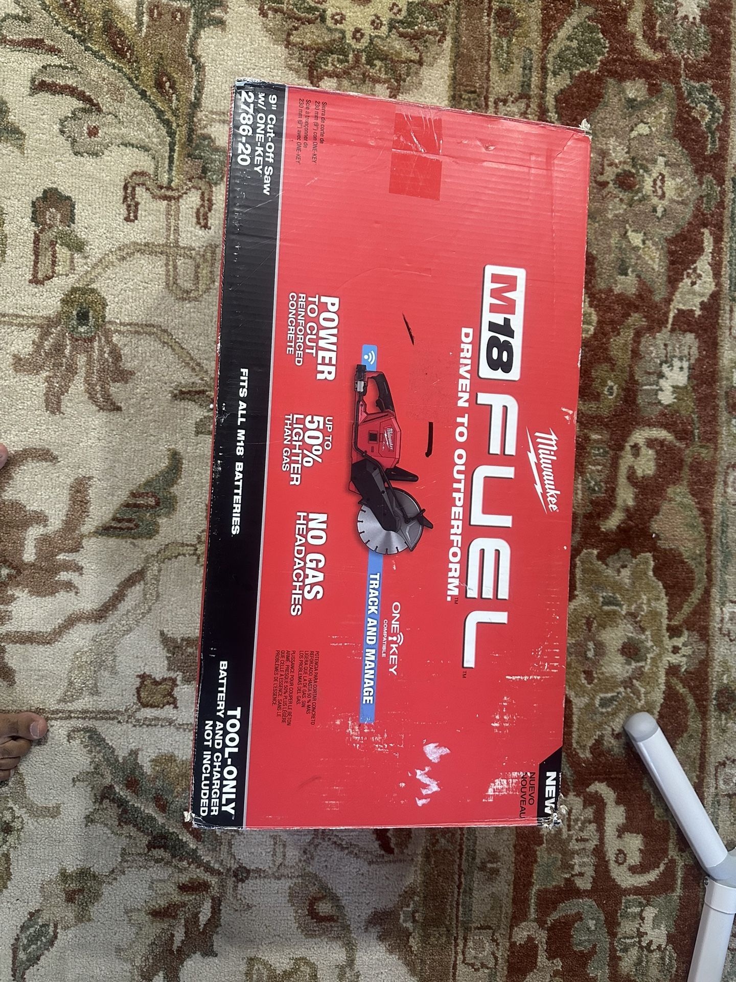 M18 FUEL ONE-KEY 18V Brushless Cordless 9 in. Cut Off concrete/ metal Saw (Tool-Only)