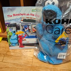 Sesame Street -Cookie Monster Plush & Book