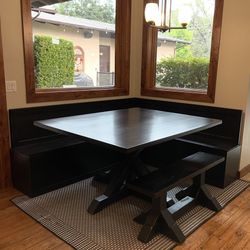 Solid Wood Breakfast Nook Set 