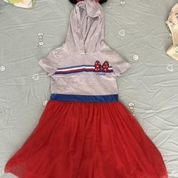 Disney Minnie Mouse Girls Dress Size 8