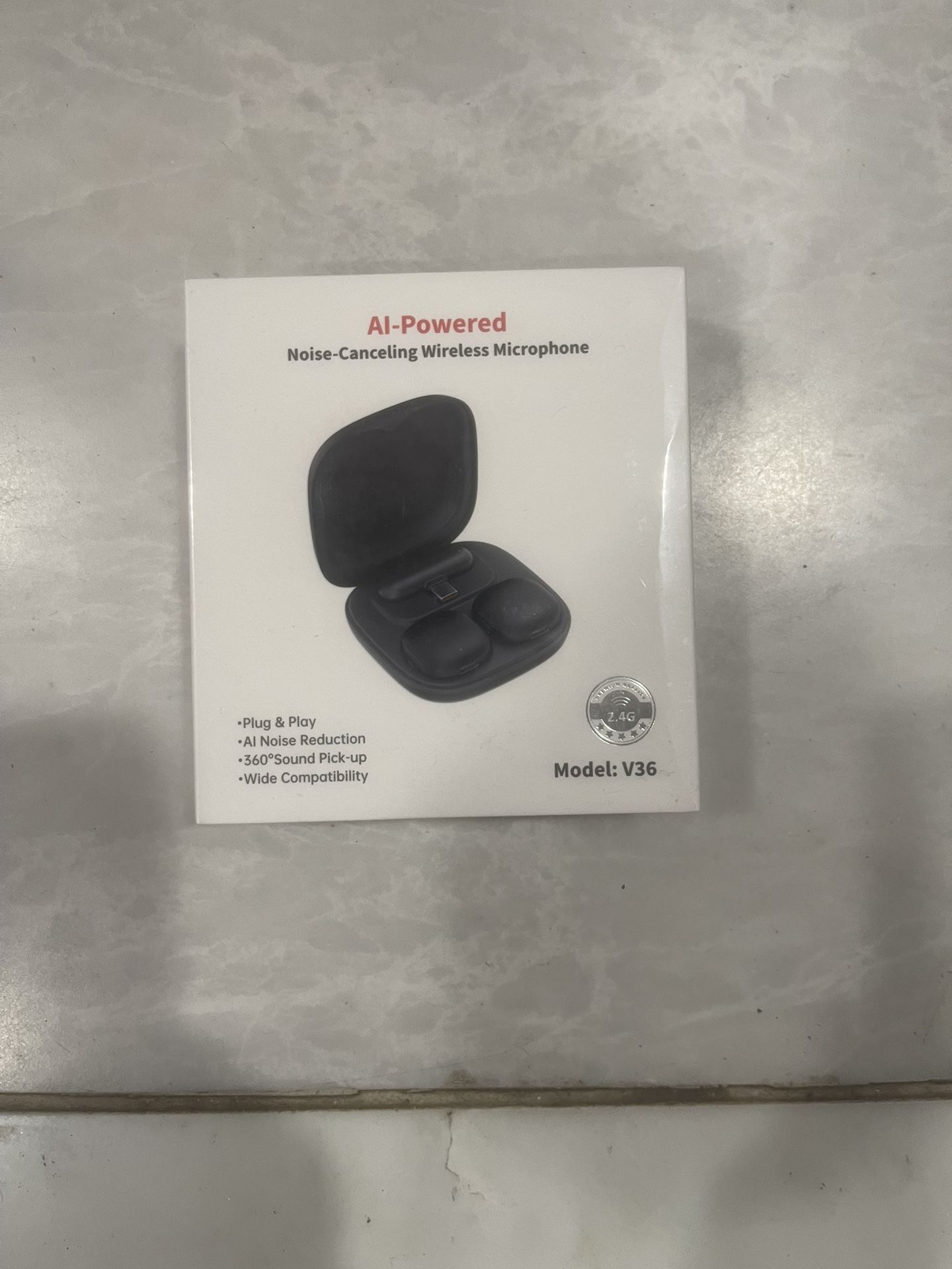 Noise-Canceling Wireless Microphone $20.00