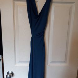 Blue Night Club Cocktail Dress
