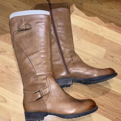 Franco Sarto Knee High Brown Boots