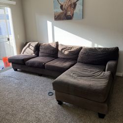 Chocolate Brown Couch