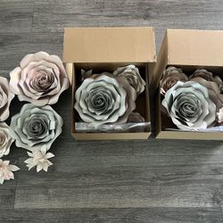 Paper Flowers For Wall Decor