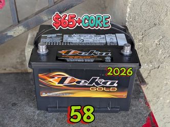 Car Battery Group Size 58