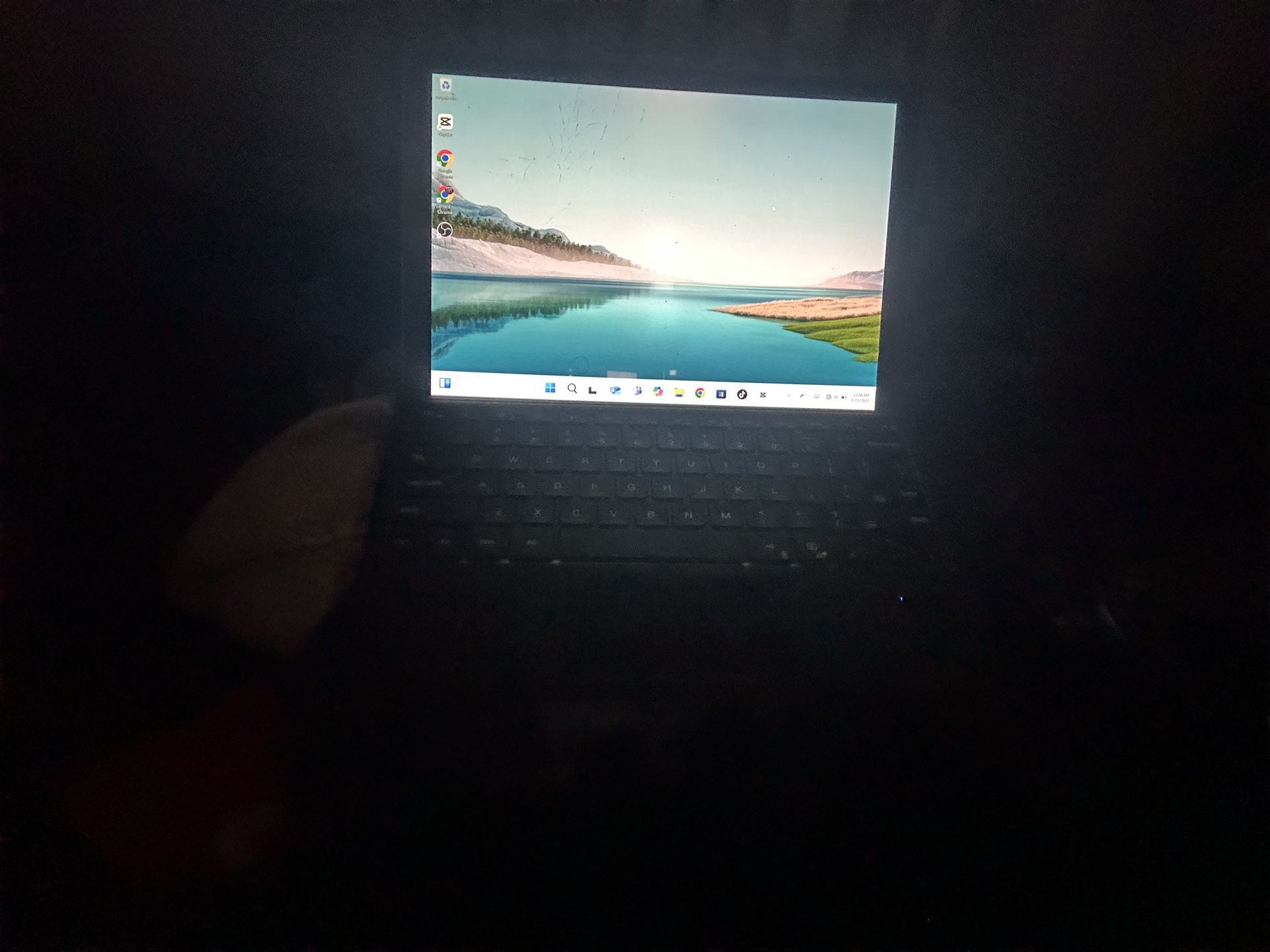 Gaming Keyboard And Mouse And Microsoft Surface Pro 7