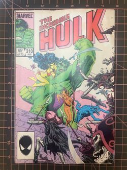 THE INCREDIBLE HULK #310 (Direct Edition) comes bagged and boarded