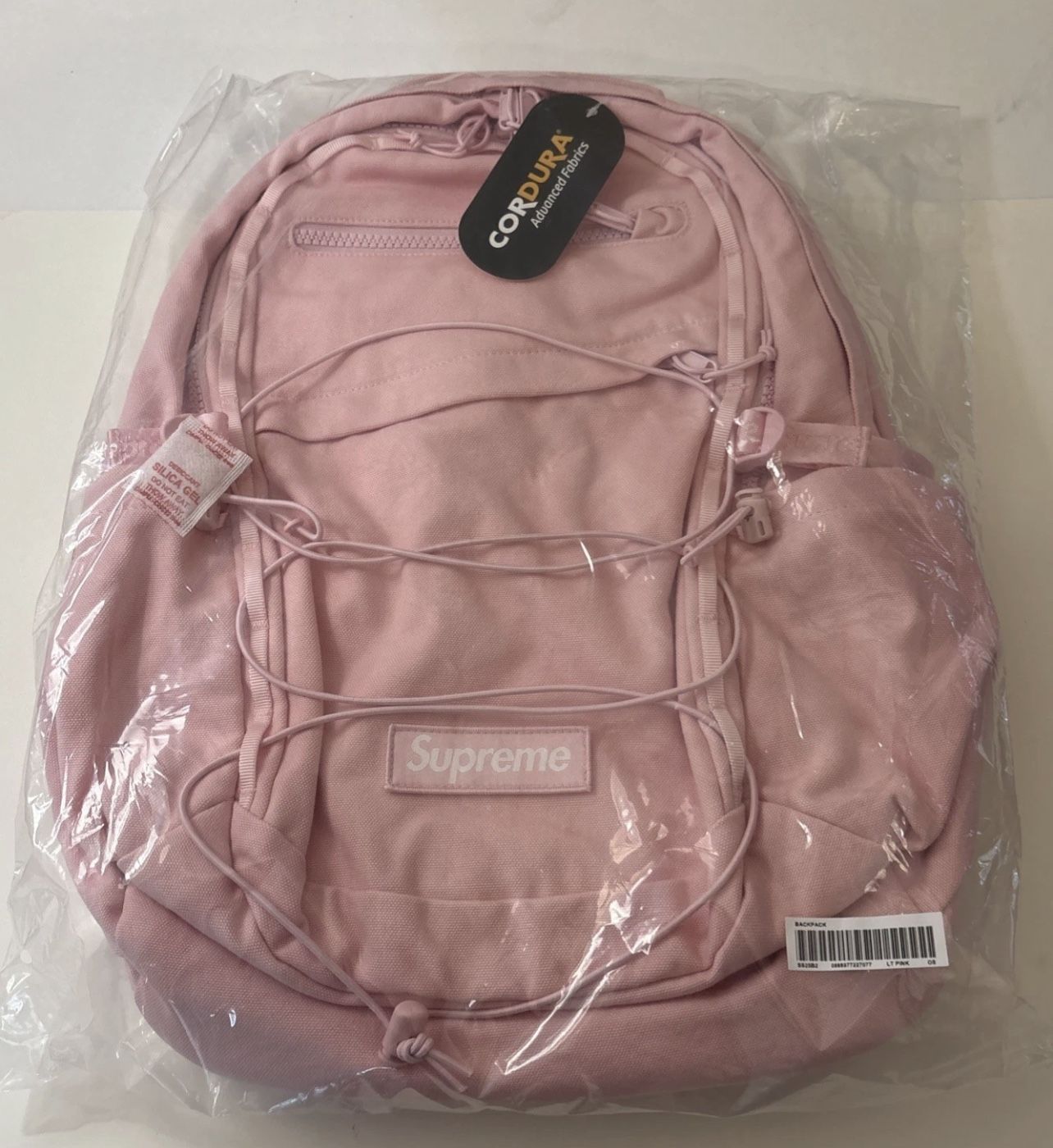 Supreme Logo Backpack (SS25) Pink