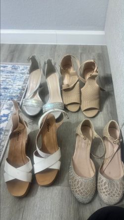 Lot of 4 Women's Dress Sandals