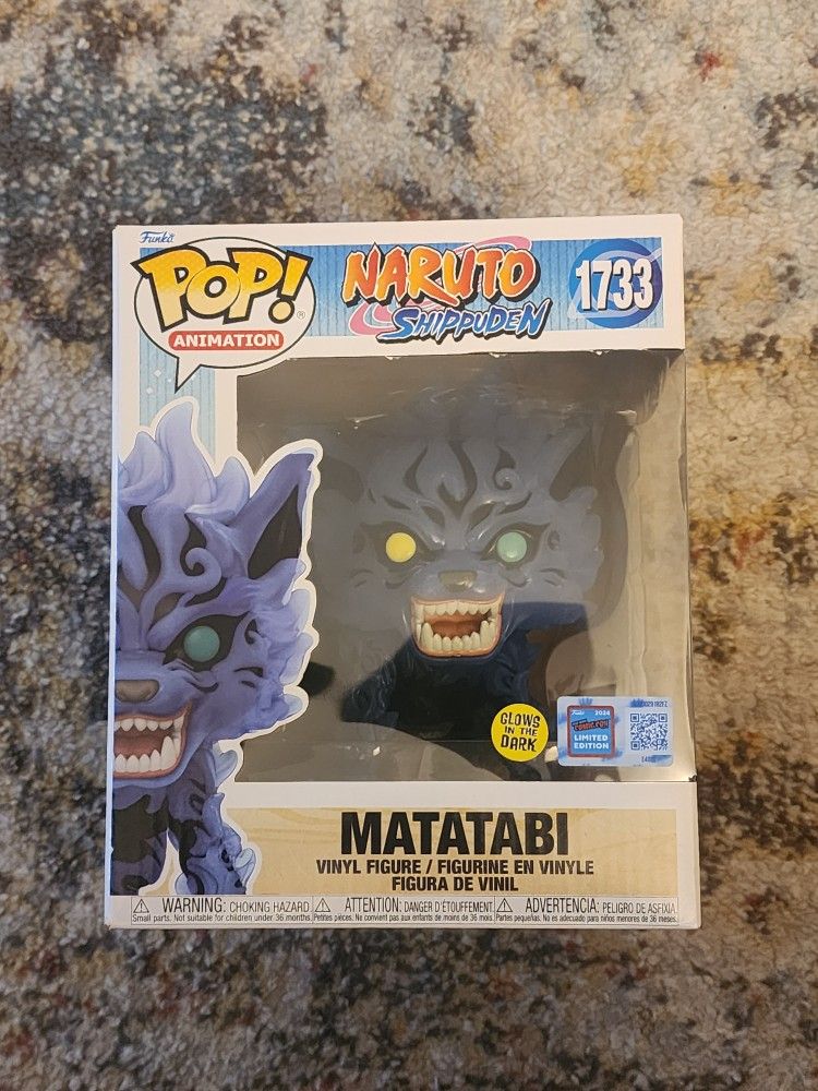 Funko Pop! 6" Naruto Shippuden Matatabi Glow Nycc Exclusive