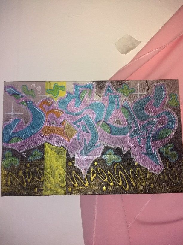 Christian Graffiti Art Jesus Outsider Low Brow