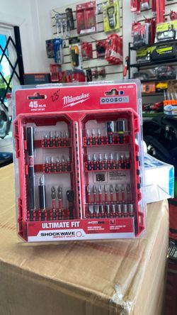 Milwaukee Shockwave 45-Piece Impact Bit Set-pick up only