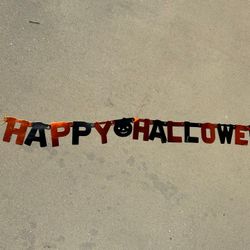 Halloween Decor-“Happy Halloween” Vintage Sign 5ft Long