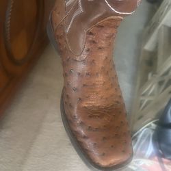 Original Roper Ostrich Boots Size 7