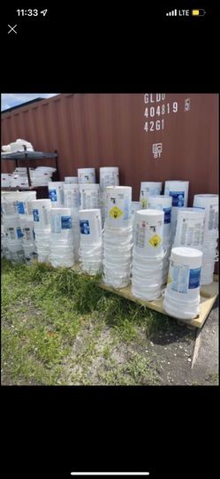 Empty Chlorine Buckets