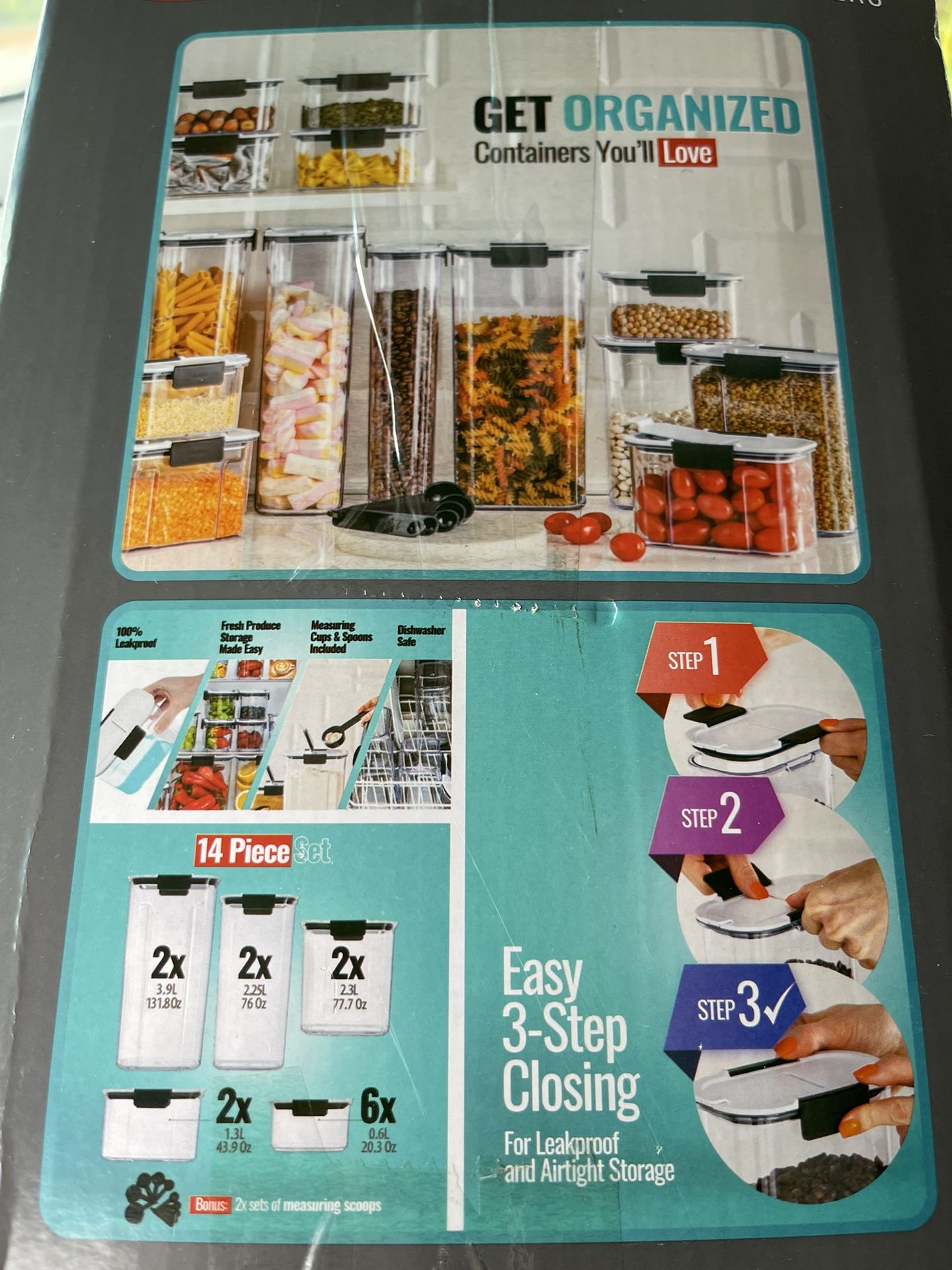 Cabinet Organization Containers