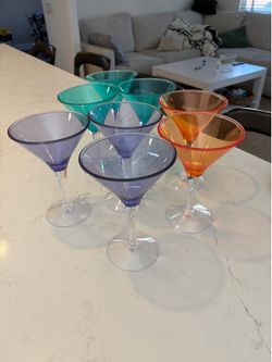 Plastic Martini Glasses - Available in Scripps Ranch