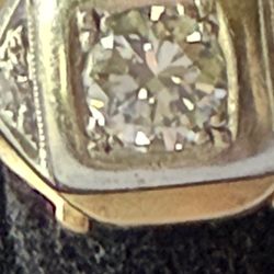 Diamond Ring For Men 14k Gold, 