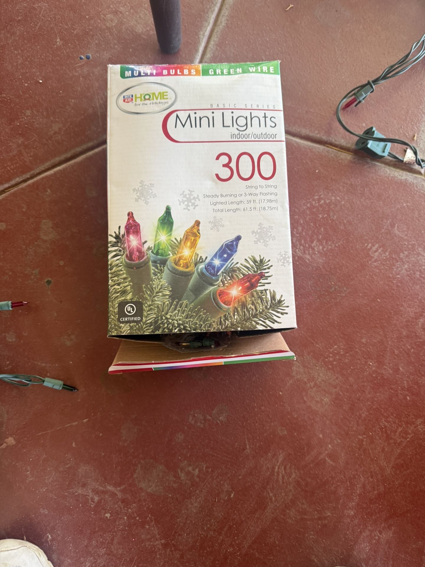 Box Of Multi Color Christmas Light 