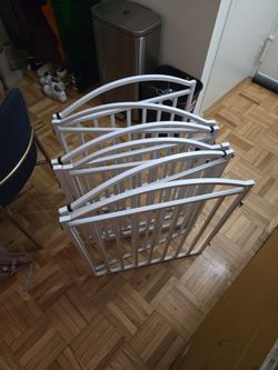 Metal Dog Gate with Door