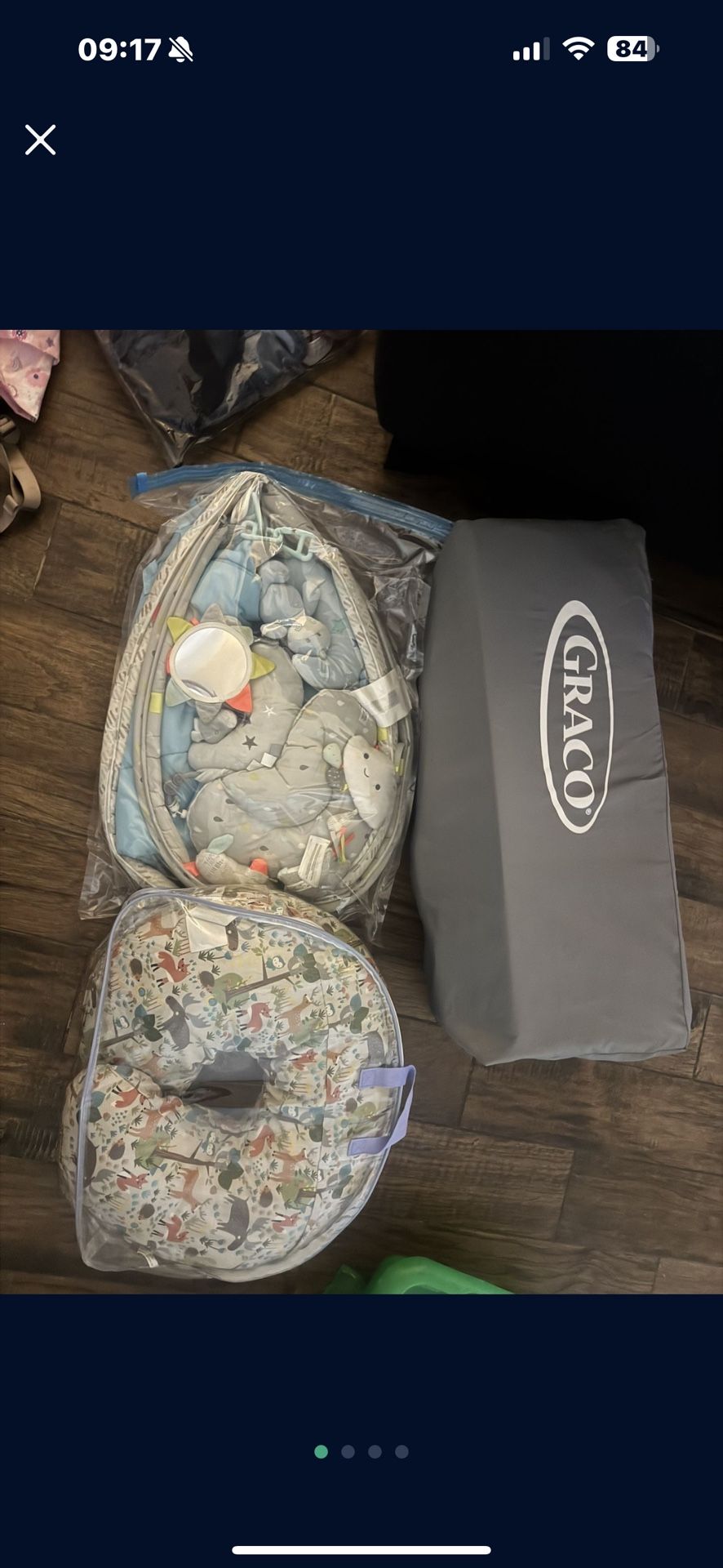 Playmat ,Graco Playard , Baby Donut pillow