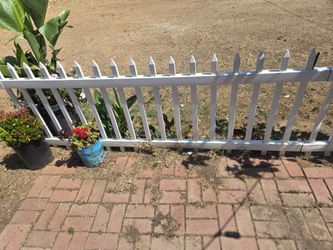 White fence