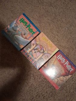 Set of three Harry potter audio book cds