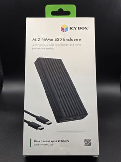 IcyBox M.2 NVMe SSD Enclosure