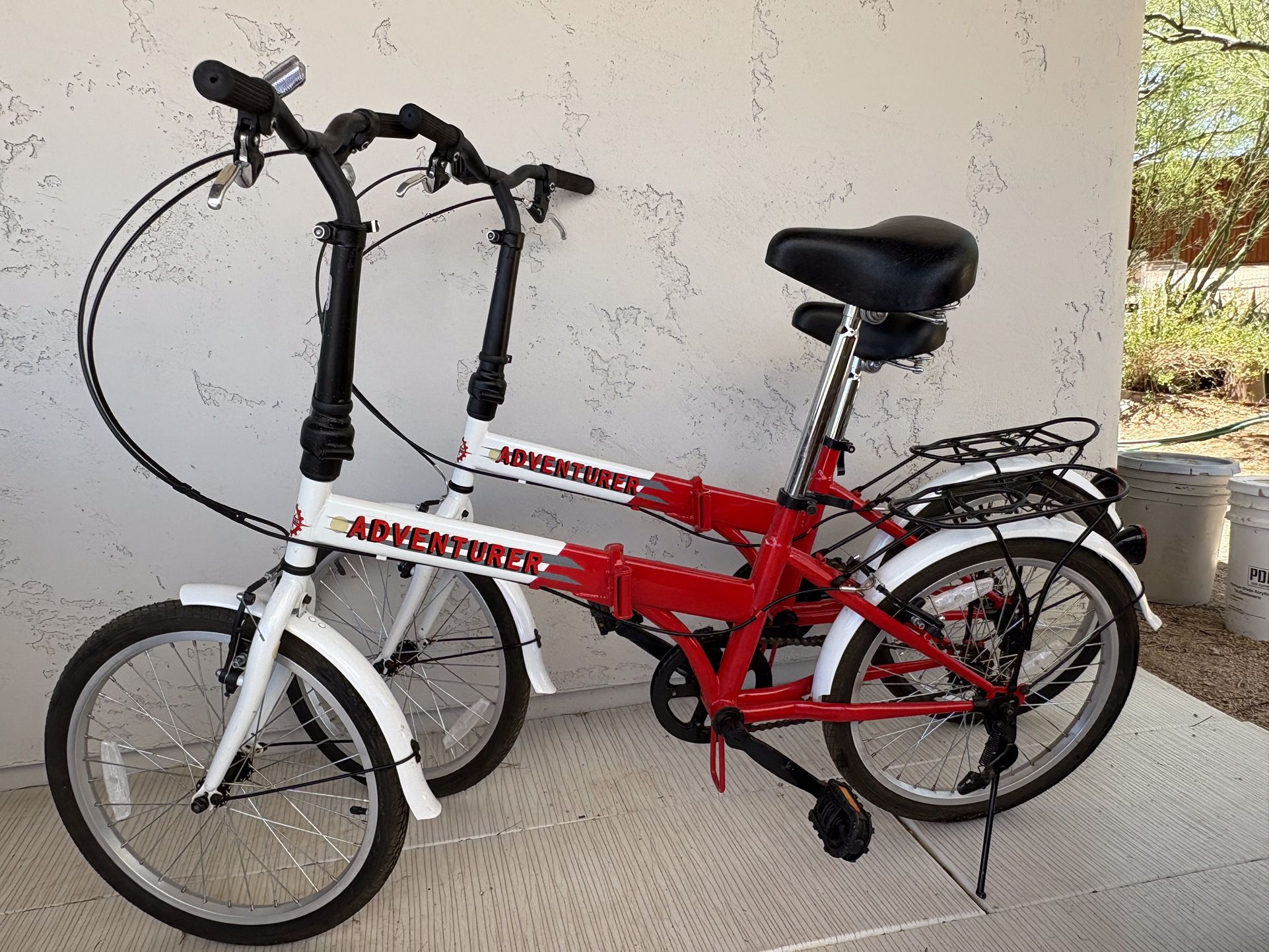 2 Adventure Folding Bikes Excellent Condition Both For $125