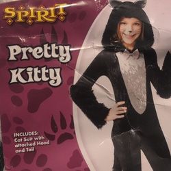 Pretty Kitty Halloween Costume For Girls