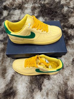 Nike Air Force 1 Low Yellow Green Sneakers