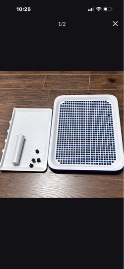 Indoor Dog Potty Tray with Grid