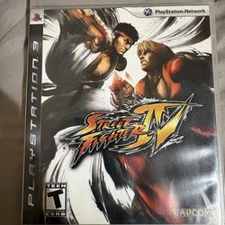 PLAYSTATION 3 STREET FIGHTER IV VIDEO GAME